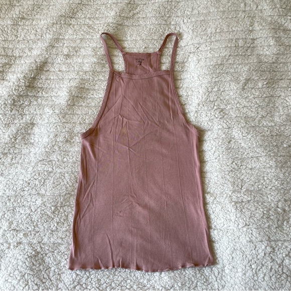 Urban Outfitters Out From Under Pink Nude Halter Racerback Tank Top - Picture 2 of 7